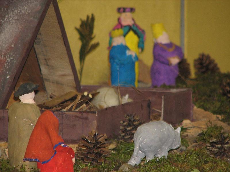 IMG_4679.JPG - Die Weihnachtskrippe der Gutenberg-Schule.