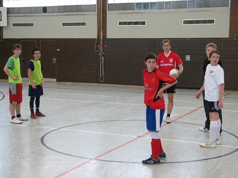 IMG_5301.JPG - Beim Turnier der Oberstufe am Nachmittag waren Spiele auf hohem Niveua, mit zum Teil packenden Zwiekämpfen zu sehen.