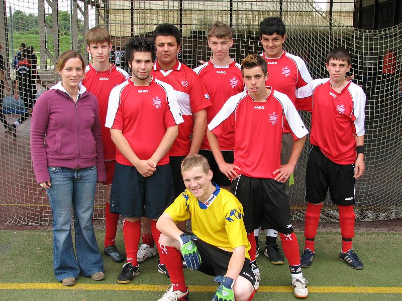 IMG_7351.JPG - Die Mannschaft mit Teambetreuerin F. Eggert.