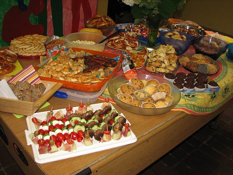 IMG_7803.JPG - Eine Augenweide - das von den Eltern zusammengestellte Buffet!