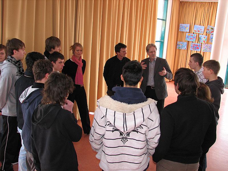 IMG_9400.JPG - Die Präsentation des Films in der Gutenberg-Schule